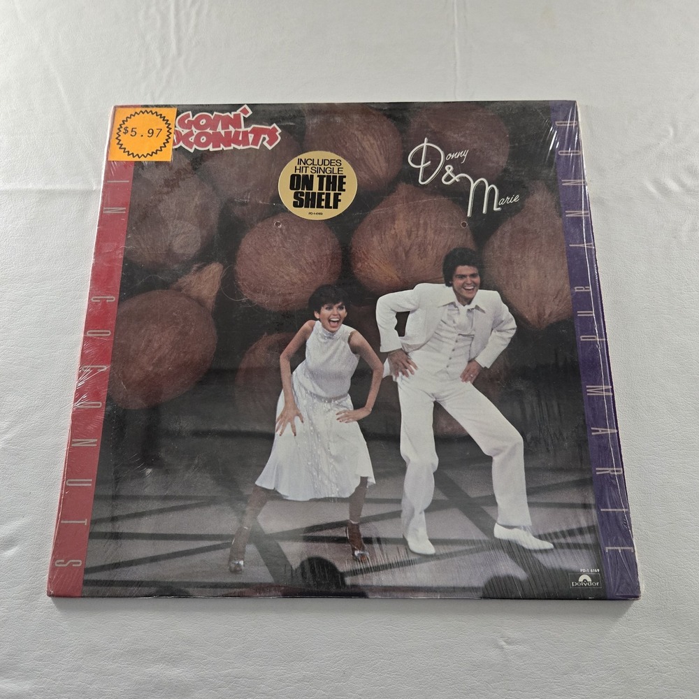 Donny & Marie Goin' Coconuts Vinyl LP Record‎  1978 VG+ Tested